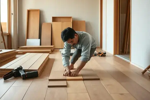 床張り施工